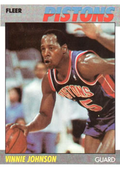 Vinnie Johnson Rookie orders Card