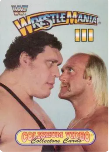 1993 Coliseum Video WWF WrestleMania #3 André the Giant/Hulk Hogan