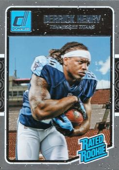 Derrick Henry 2016 Select Premier Level Light Blue Die-Cut #167