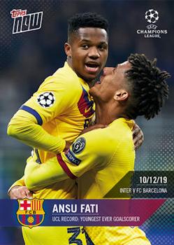 Ansu Fati 2020-21 Topps maintenant carte de l'UEFA Champions League #0