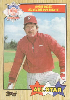 1974 Topps #283 Mike Schmidt Philadelphia Phillies Baseball Card EX o/c