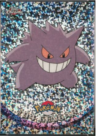 2000 Pokémon Topps Chrome Series 2 Sparkle Gengar #94