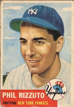 Issued by Bowman Gum Company  Phil Rizzuto, Shortstop, New York