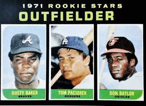 1971 Topps Dusty Baker/Don Baylor Rookie Card #709