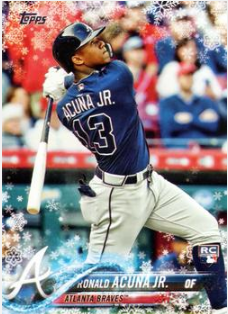 ORIGINAL Ronald Acuña Jr. Atlanta Braves Topps player 