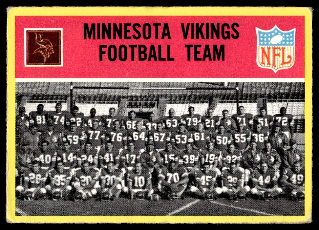 Sold at Auction: Lot of (9) 1983 Minnesota Vikings Football Cards