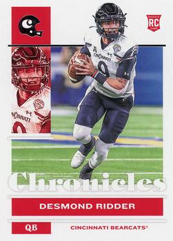 2022 Bowman University 98 Desmond Ridder Cincinnati Bearcats Football Card