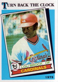 Baseball Cards That Never Were 30 Tribute Card Project 1980 Lou Brock, St. Louis  Cardinals