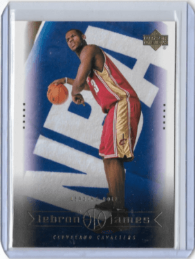 2003 Upper Deck Leading Role Lebron James Rookie Card #21