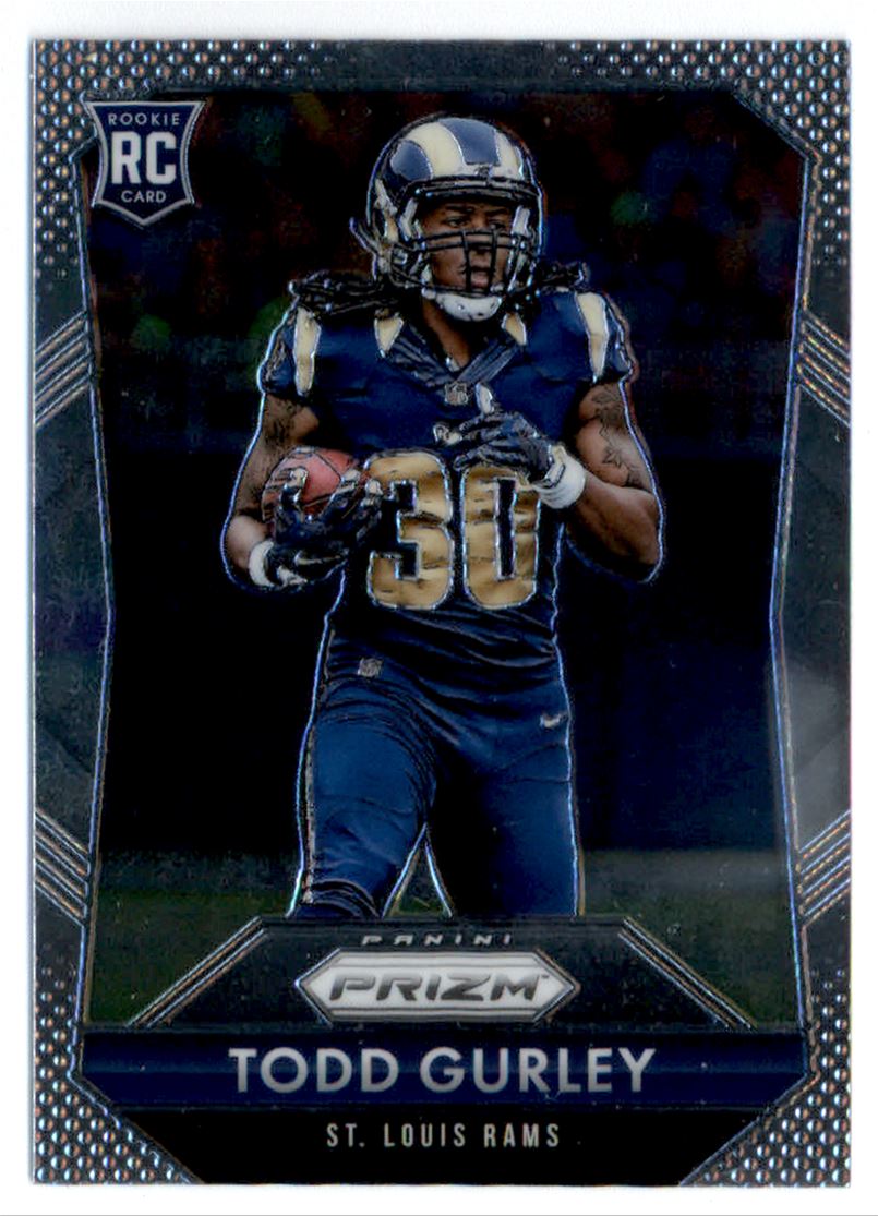 TODD GURLEY 2018 Score Color Rush #4 Football Card Los Angeles