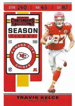 : 2017 Donruss Elite #51 Travis Kelce Kansas City Chiefs