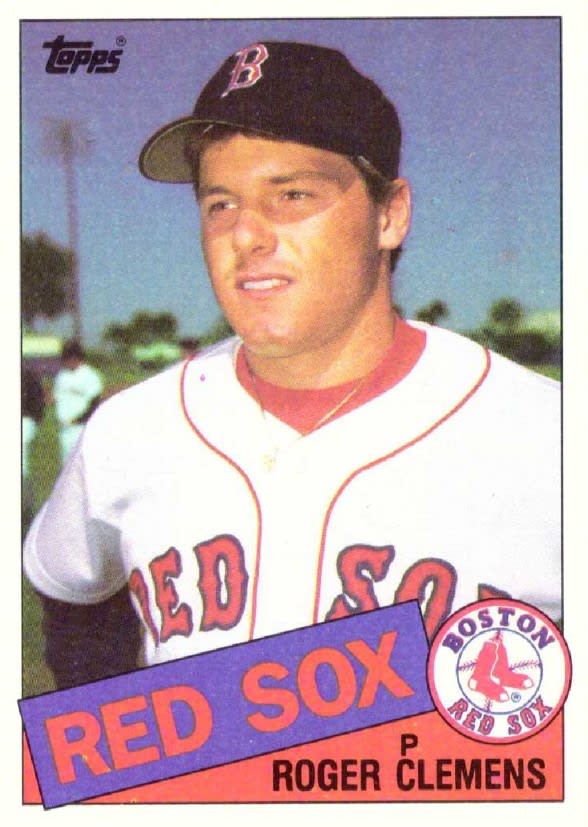 Roger Clemens 1985 Topps Tiffany #181