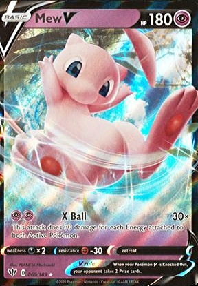 2020 Pokemon Sword & Shield Darkness Ablaze #069/189 Mew Value