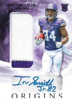 : 2019 Absolute Football Absolute Rookie Materials #21 Irv Smith  Jr. Jersey Piece Minnesota Vikings RC Official Panini NFL Trading Card :  Everything Else