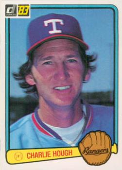  1982 Donruss Baseball #447 Charlie Hough Texas Rangers