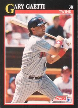 Gary Gaetti Minnesota Twins LIMITED STOCK MLB Glossy Card Stock 8x10 Photo  
