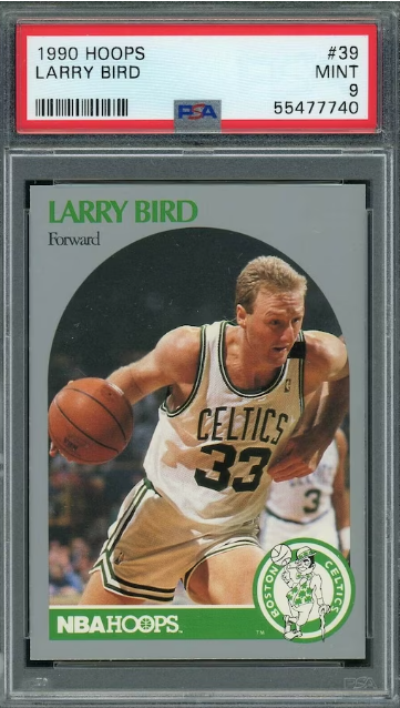 1990 Hoops Larry Bird #39