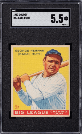 1933 Goudey Babe Ruth #53