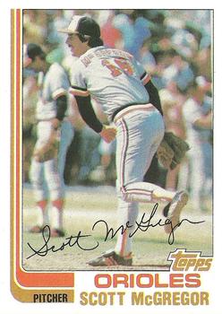 Scott McGregor Signed 1991 Crown Autograph All Time Orioles Card