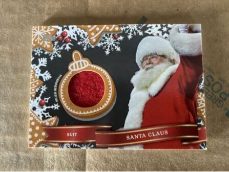 The Topps Holiday Santa Claus Relics