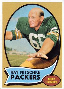 1963 Topps #96 Ray Nitschke Green Bay Packers Rookie Football