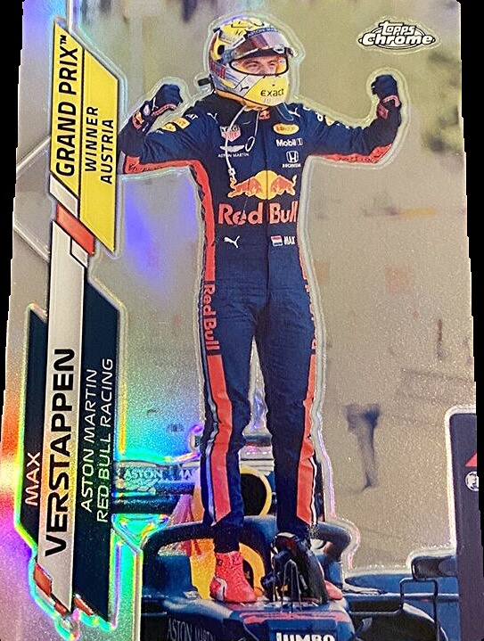 2020 Topps Chrome Formula 1 Refractor #141 Max Verstappen