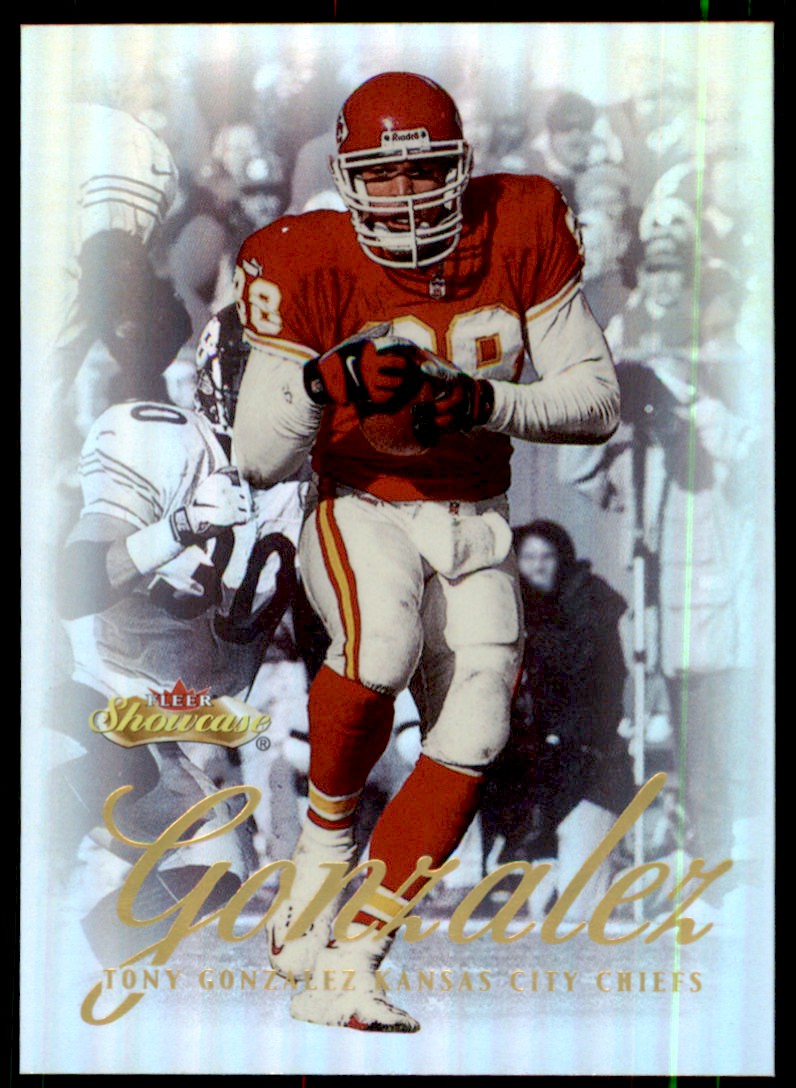 SIGNED TONY GONZALEZ 2001 TOPPS AUTOGRAPHED FOOTBALL CARD - KANSAS CITY  CHIEFS