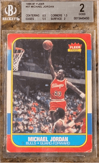 1986-87 Fleer Michael Jordan #57