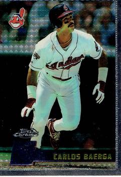 1996 Fleer Cleveland Indians Carlos Baerga #3 Cleveland Indians Baseball  Card