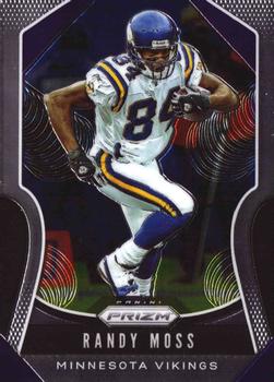 Randy Moss Jersey Refractor Serial, Vikings Patriots Raiders