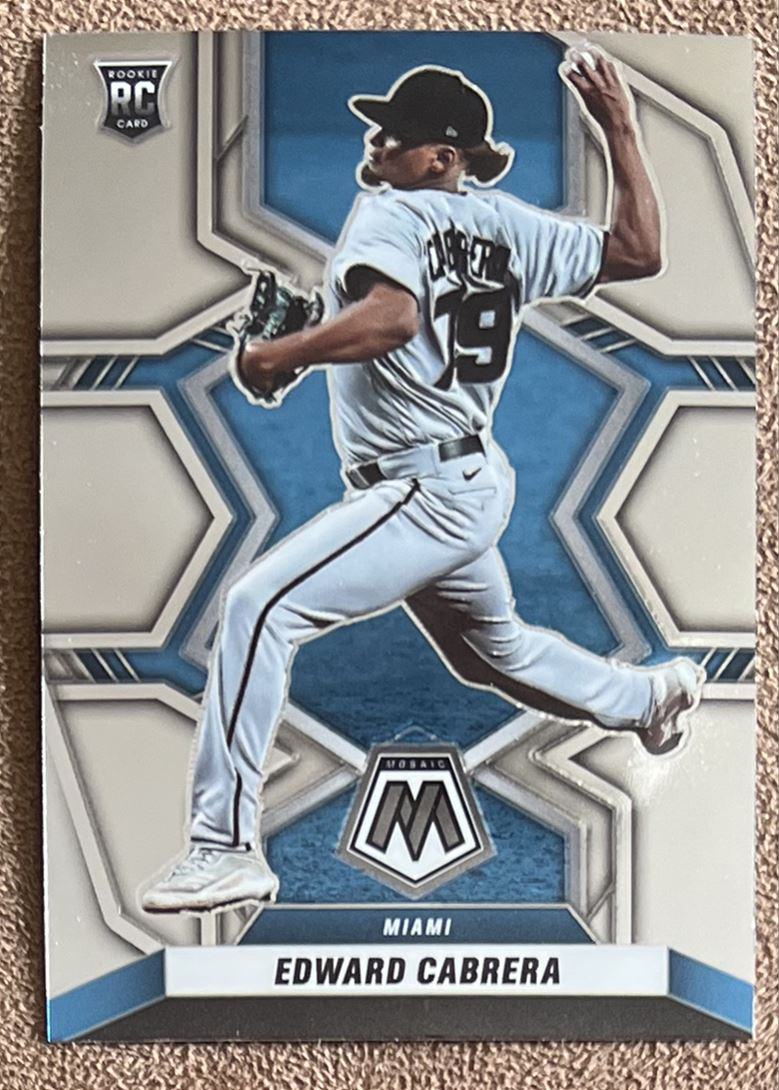 2022 Topps #566 Edward Cabrera NM-MT RC Rookie Marlins