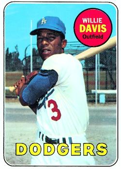  1970 Topps # 3 Willie Davis Los Angeles Dodgers (Baseball Card)  VG Dodgers : Collectibles & Fine Art