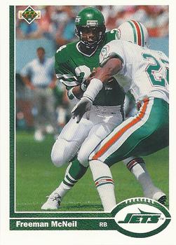 Freeman McNeil Pinnacle Football Card New York Jets