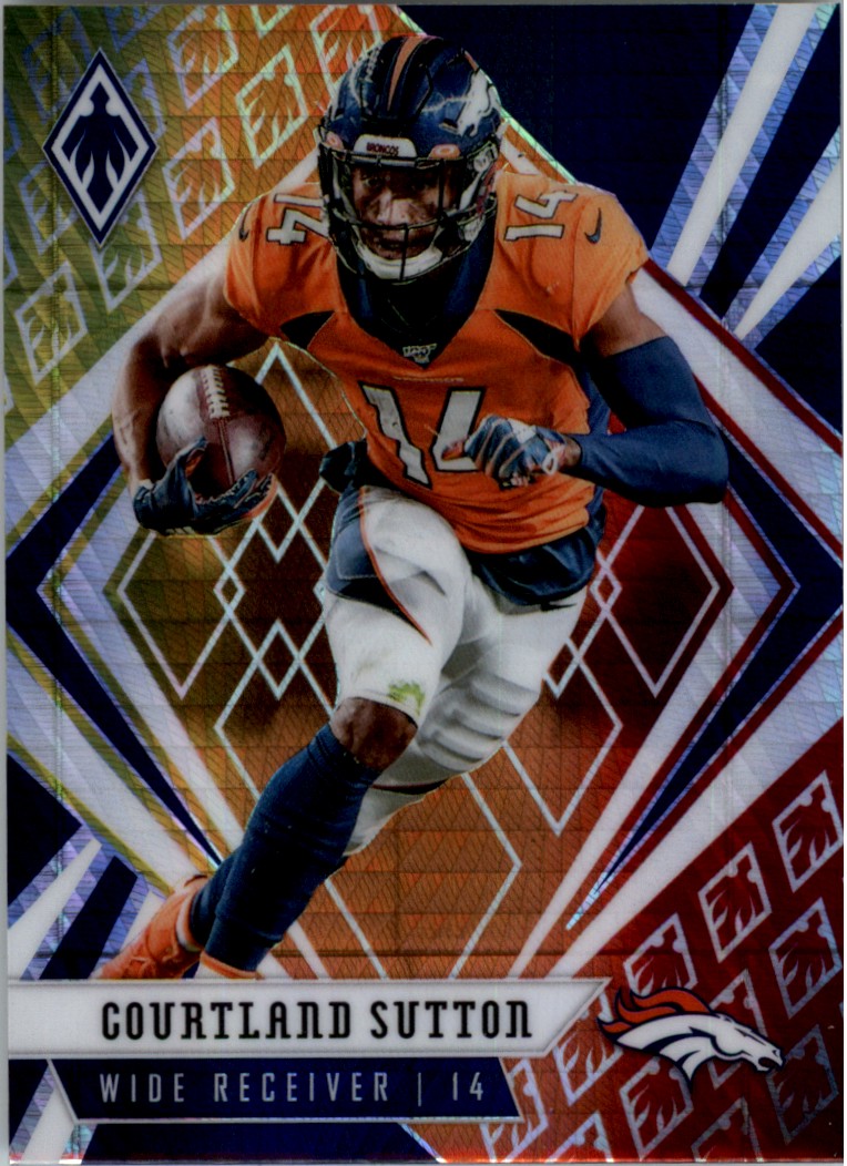 COURTLAND SUTTON #/249 BLUE TROPHY 2018 Panini Illusions Football