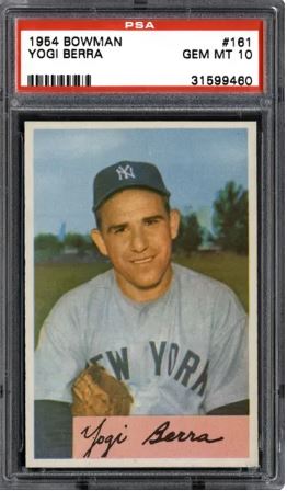 1954 Bowman Yogi Berra #161