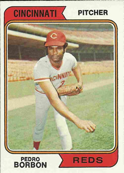  1975 Topps # 157 Pedro Borbon Cincinnati Reds