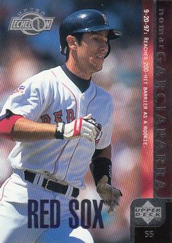 Nomar Garciaparra player worn jersey patch baseball card (Boston Red Sox)  2004 Topps Bazooka Adventures #BANG