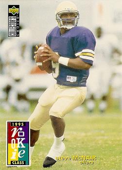 Steve McNair Football Card (Houston Oilers, QB) 1995 Classic Draft Rookie  #100 at 's Sports Collectibles Store