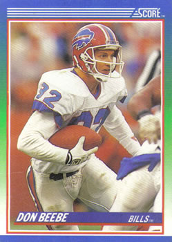 1989 TOPPS TRADED #59T - DON BEEBE - BUFFALO BILLS - FREE SHIPPING