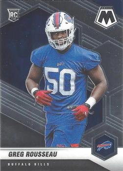 Gregory Rousseau 2021 Panini Prizm Draft Picks Red, White, Blue Rookie  Parallel