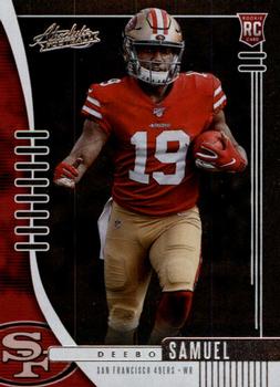 2021 Panini Donruss Press Proof Blue DEEBO SAMUEL #55 San Francisco 49ers