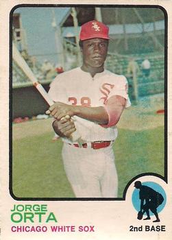  1974 Topps (EXMT) #376 Jorge Orta Chicago White Sox