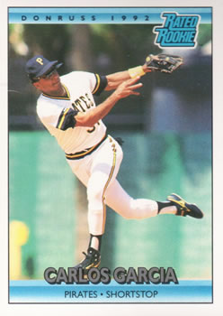 Carlos Garcia 1996 Score #14 Pittsburgh Pirates Baseball Card