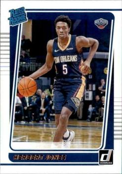 Herbert Jones player worn jersey patch basketball card (Alabama Crimson  Tide) 2021 Panini Threads Rookie #TRMHJ