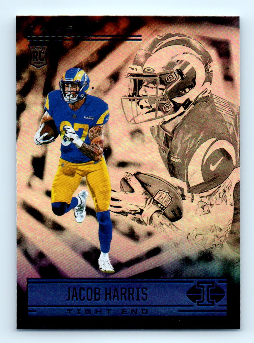 2021 Illusions NFL Jacob Harris Rookie RC Card #96 Los Angeles Rams