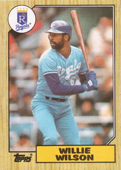  1989 Topps Mini Leaders #56 Willie Wilson Kansas City Royals  MLB Baseball Card NM-MT : Collectibles & Fine Art