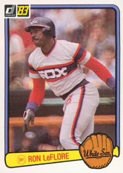 Ron Leflore Signed 1983 Topps Baseball Card - Chicago White Sox