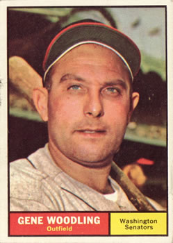 1962 Topps #125 Gene Woodling PSA 7 Graded Baseball Card MLB Washington  Senators