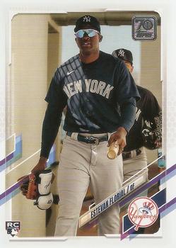 Estevan Florial 2021 Topps Fire Baseball Rookie Autograph #'d 31/99 (Yankees)