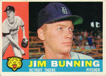 Jim Bunning Pittsburgh Pirates Custom Baseball Card 1969 Style 
